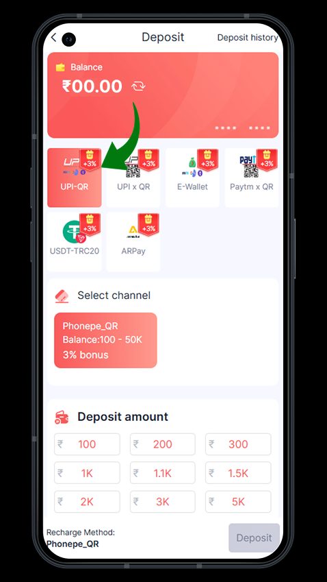 91 Club Game Deposit